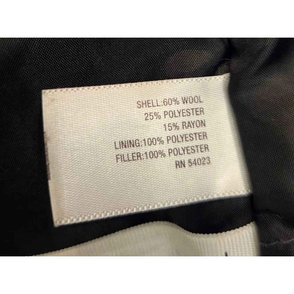 Girls Old Navy gray striped Pea Coat size XL